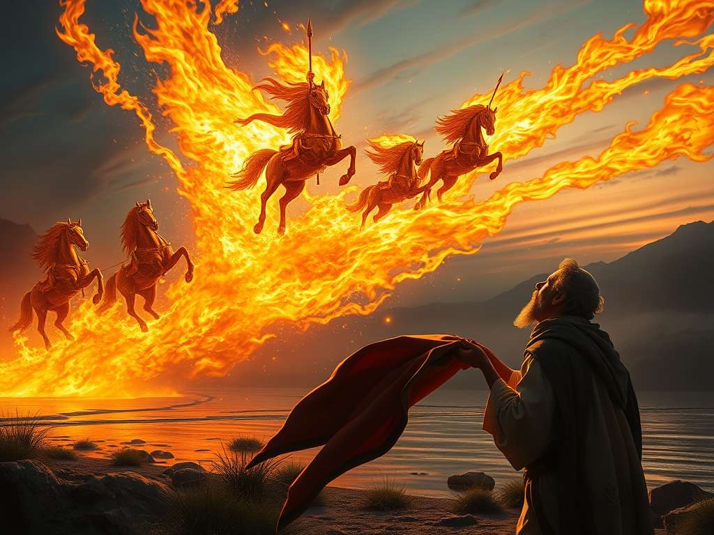 The Rapture of Elijah and the Rise of Elisha